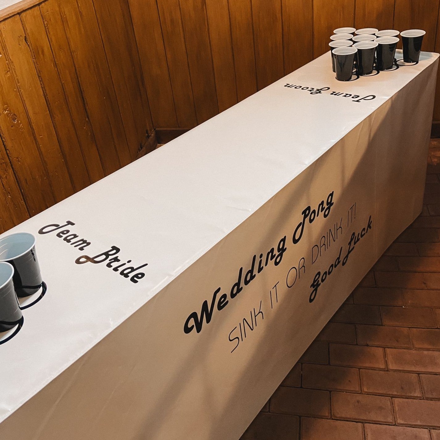 Wedding Pong - Biertischplane