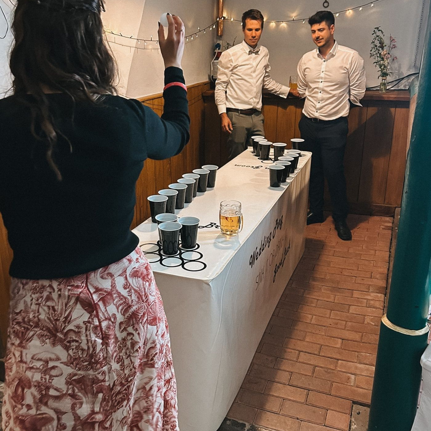 Wedding Pong - Biertischplane