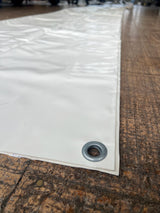 LKW-Abdeckplane aus PVC 680 g/m² - Weiß - 2 m x 5,95 m