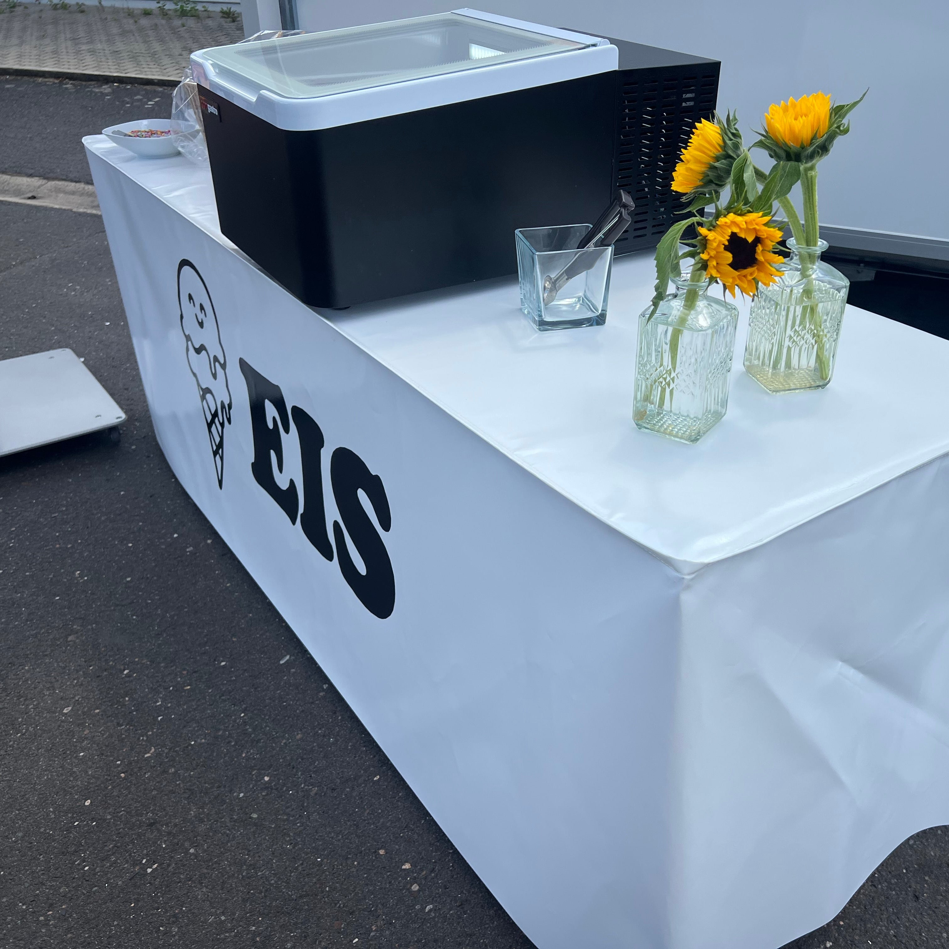 Eis-Biertischplane